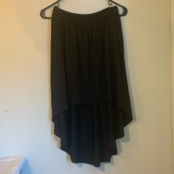 Mossimo Supply Co. Black Women's High-Low Skirt Flowy size Small/Petite - Picture 11 of 16